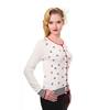 Dancing Days - CLOSE CALL Cardigan - Blanc/Noir Product image
